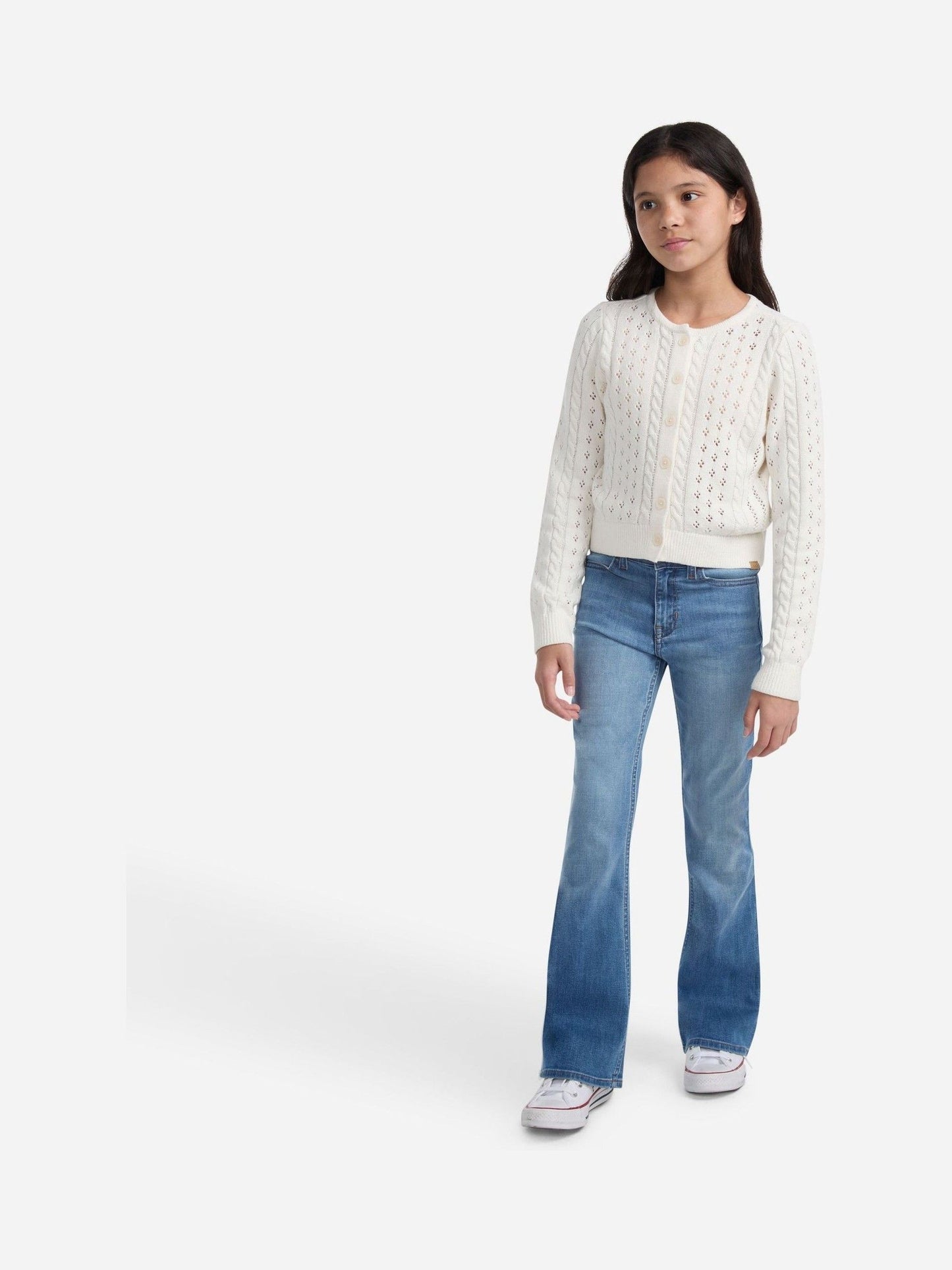 Dsiney Kidz - Abercrombie & Fitch Blue High Rise Flare Jeans image 3
