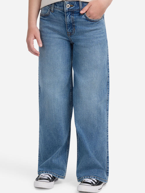 Dsiney Kidz - Abercrombie & Fitch Blue Navy High Waisted Wide Leg Jeans image 1