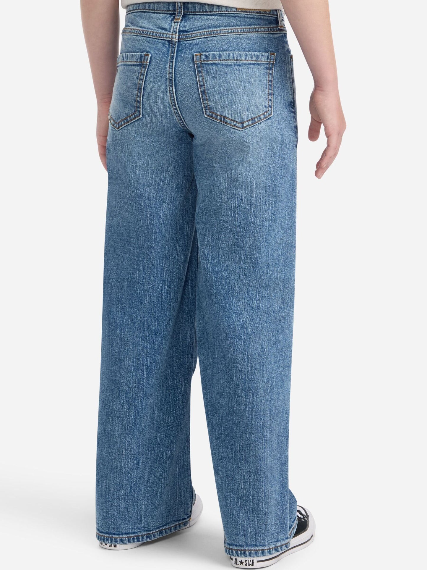 Dsiney Kidz - Abercrombie & Fitch Blue Navy High Waisted Wide Leg Jeans image 2
