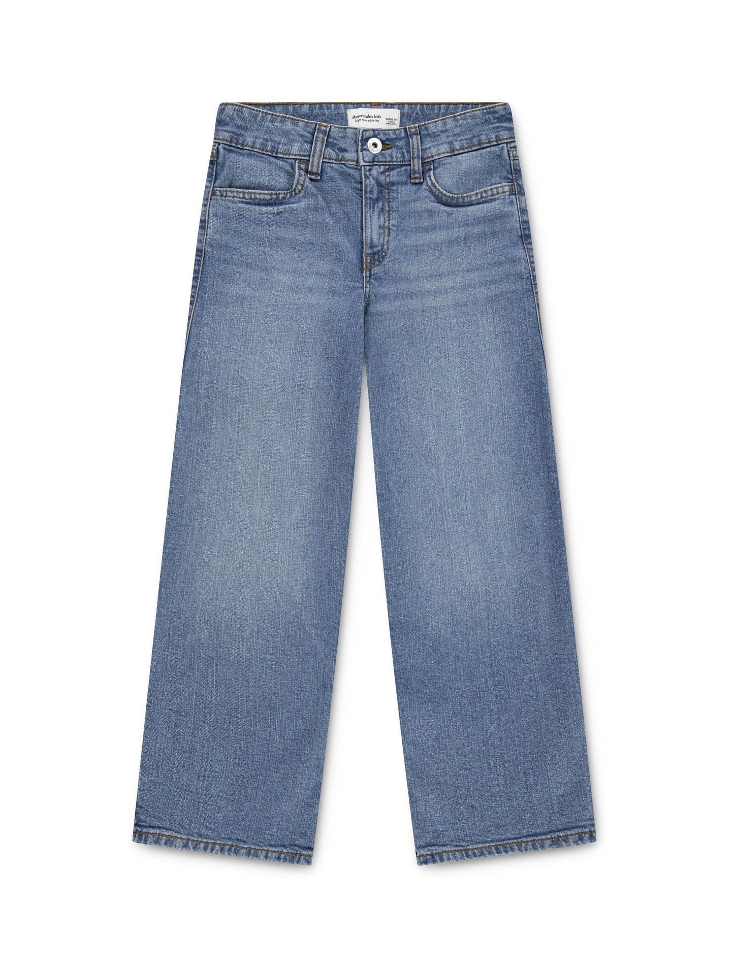 Dsiney Kidz - Abercrombie & Fitch Blue Navy High Waisted Wide Leg Jeans image 4