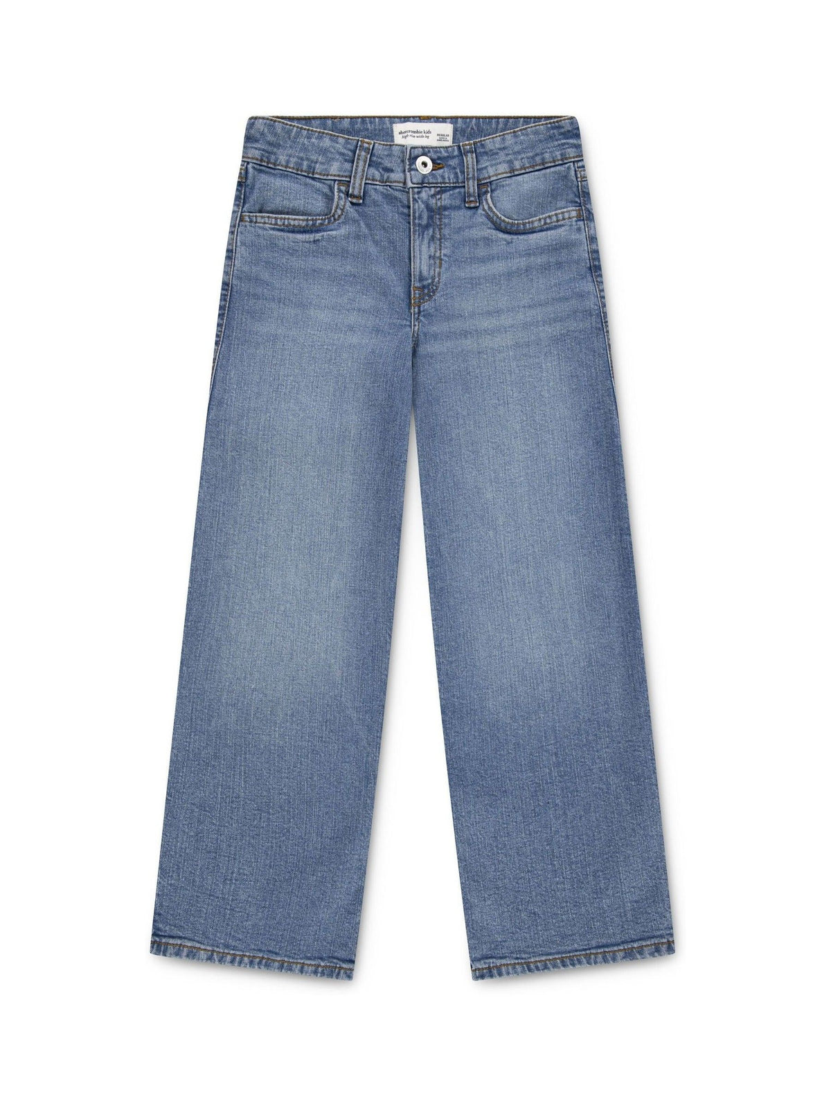 Dsiney Kidz - Abercrombie & Fitch Blue Navy High Waisted Wide Leg Jeans image 4