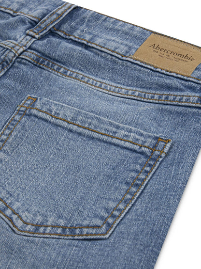 Dsiney Kidz - Abercrombie & Fitch Blue Navy High Waisted Wide Leg Jeans image 6