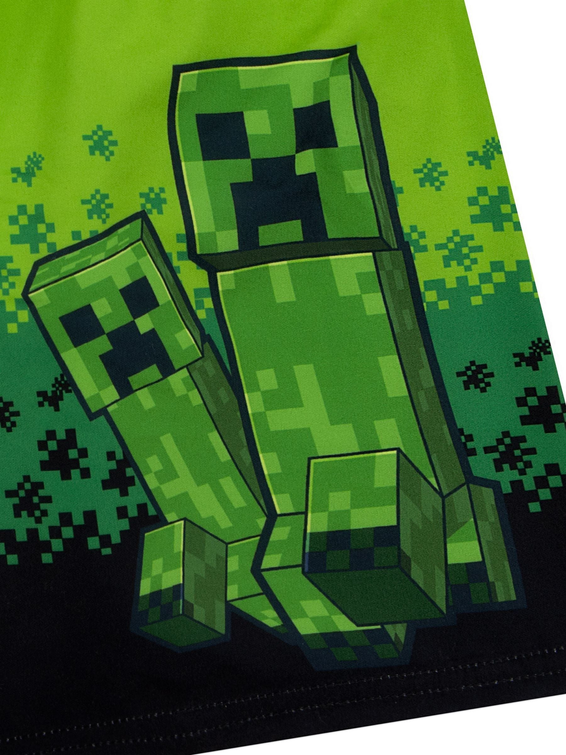 Dsiney Kidz - Character Green Minecraft Creeper Swimming Trunks image 6