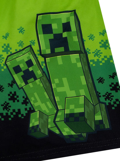 Dsiney Kidz - Character Green Minecraft Creeper Swimming Trunks image 6
