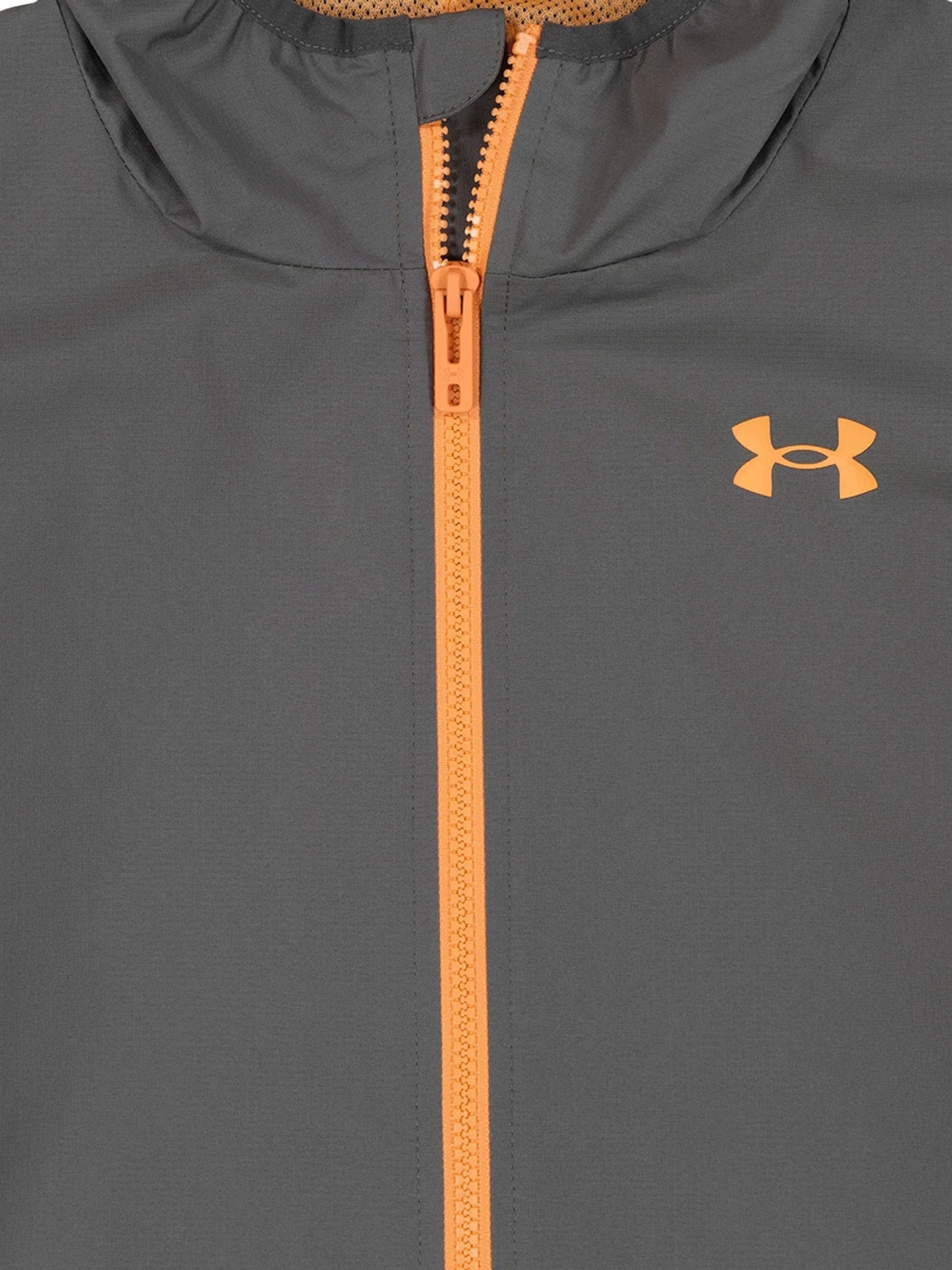 Dsiney Kidz - Under Armour Grey Windtuck Workmark Mesh Lined Water Repellent Windbreaker image 4