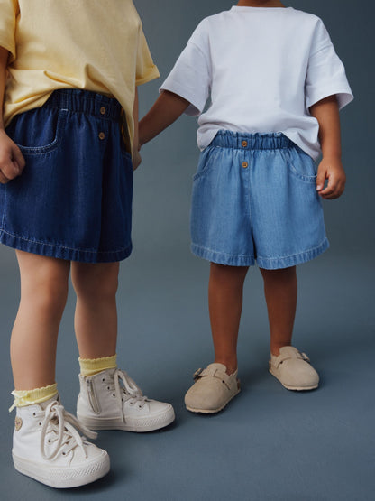 Dsiney Kidz - Blue Pullon Denim shorts 2 Pack (3mths-10yrs) image 3