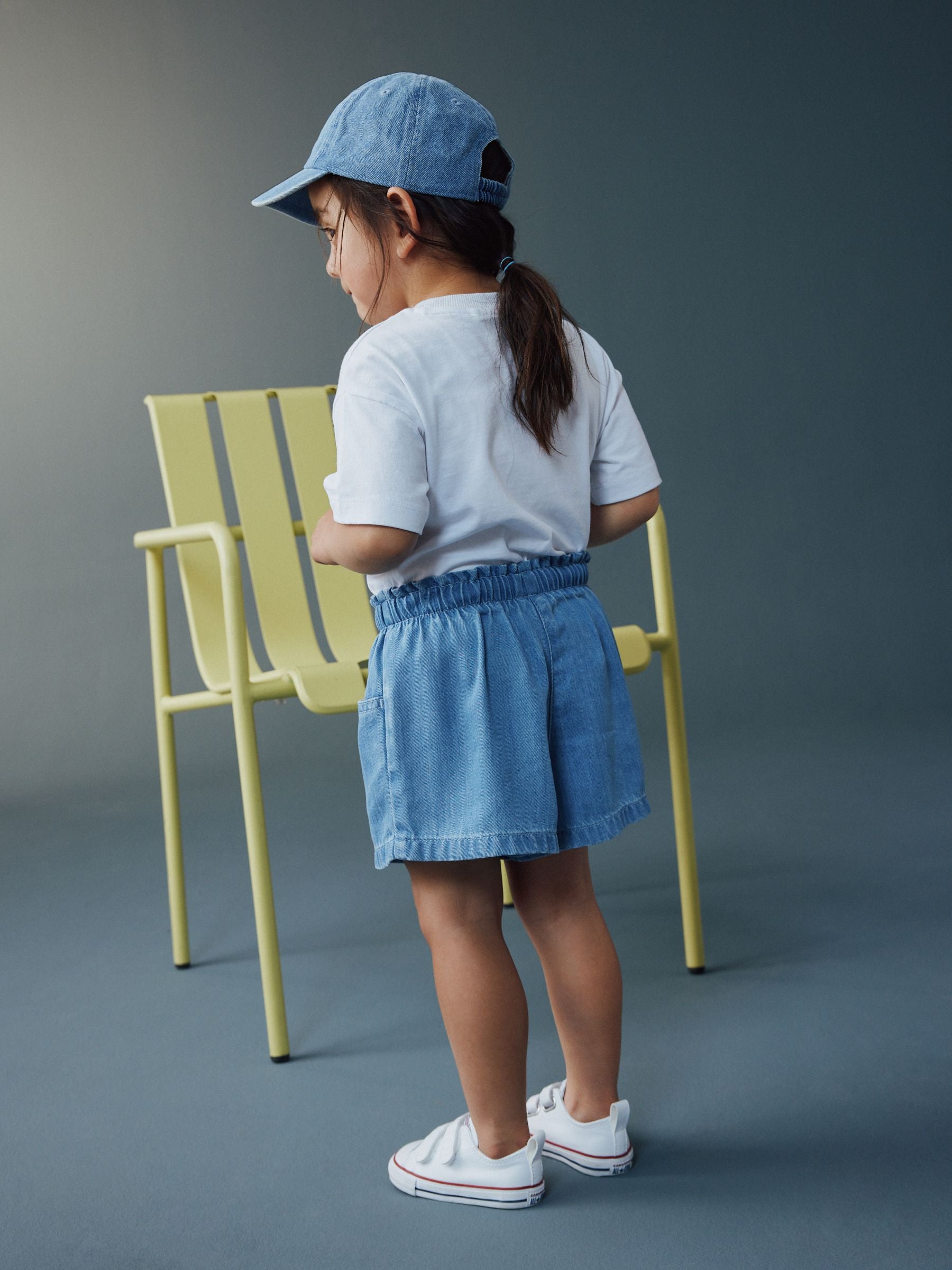 Dsiney Kidz - Mid Blue Denim Soft Denim Shorts (3mths-10yrs) image 3