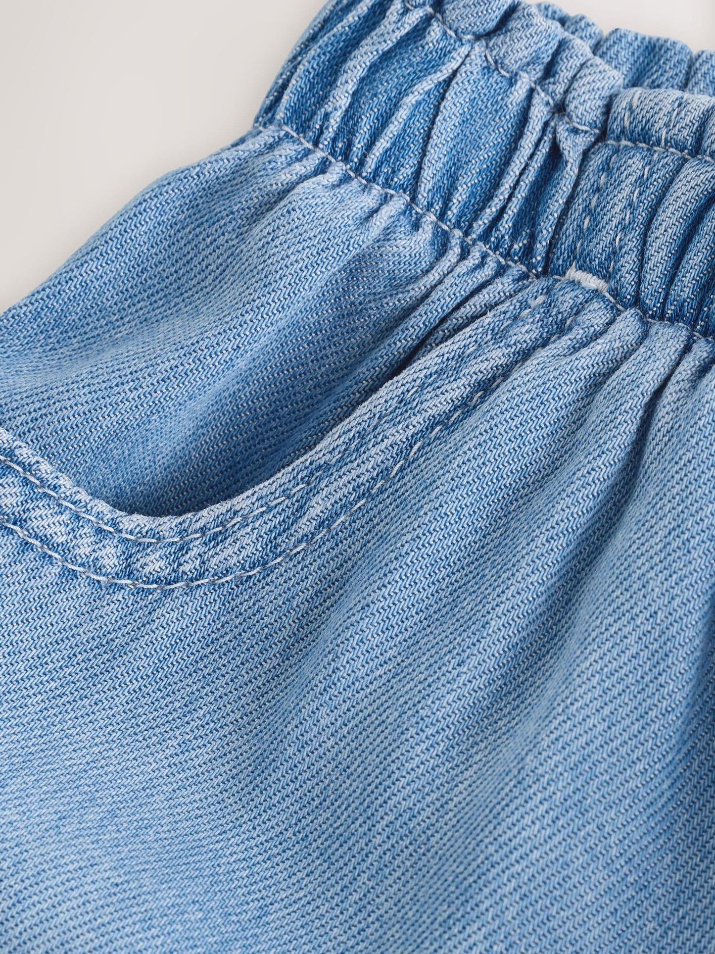 Dsiney Kidz - Mid Blue Denim Soft Denim Shorts (3mths-10yrs) image 8