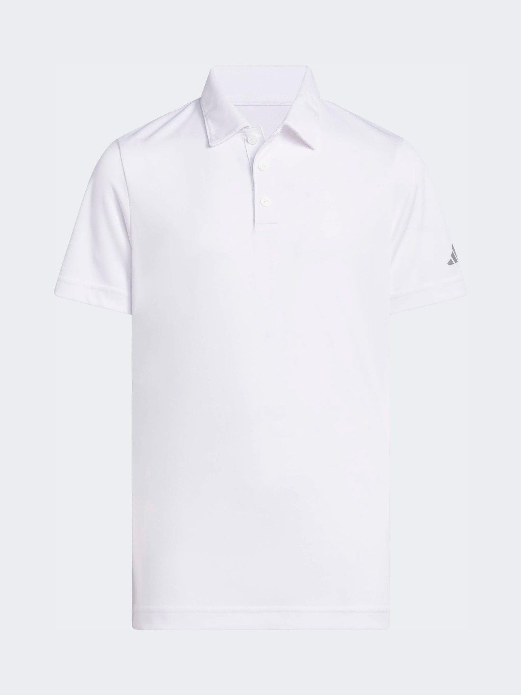 Dsiney Kidz - adidas Golf White Performance Short Sleeve Polo Shirt image 1