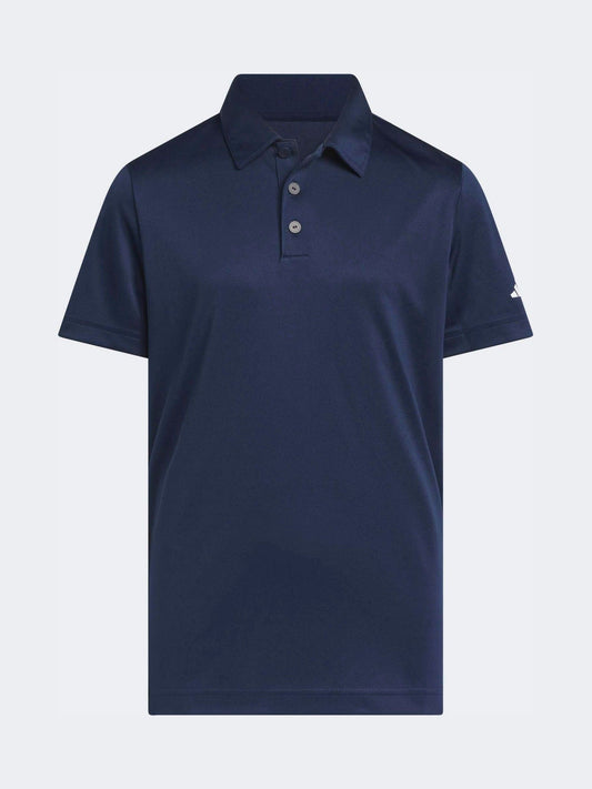 Dsiney Kidz - adidas Golf Navy Blue Performance Short Sleeve Polo Shirt image 1