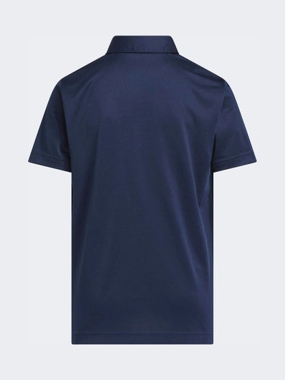 Dsiney Kidz - adidas Golf Navy Blue Performance Short Sleeve Polo Shirt image 2