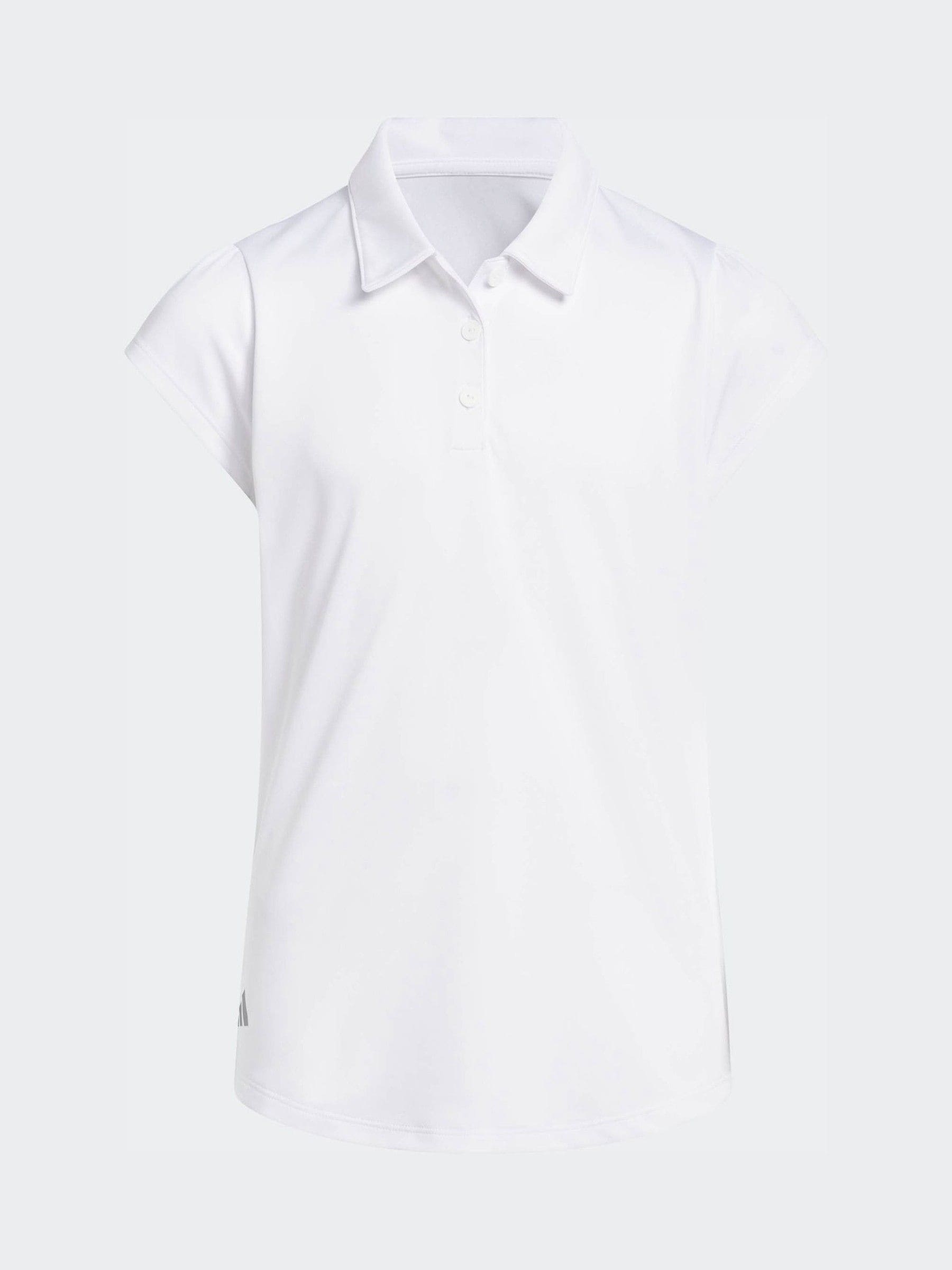 Dsiney Kidz - adidas Golf White Performance Short Sleeve Polo Shirt image 1