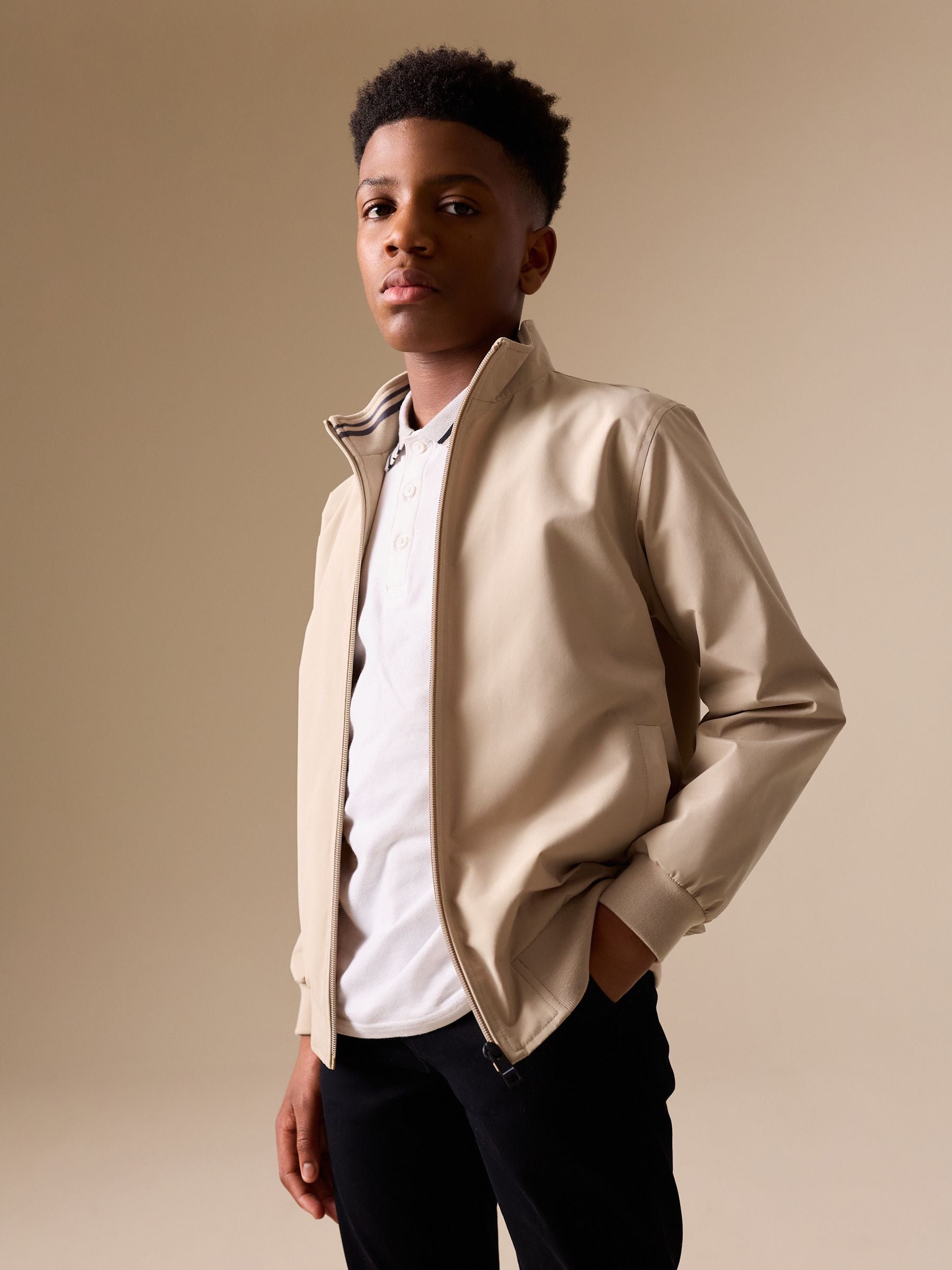 Dsiney Kidz - Neutral Harrington Jacket (3-16yrs) image 1