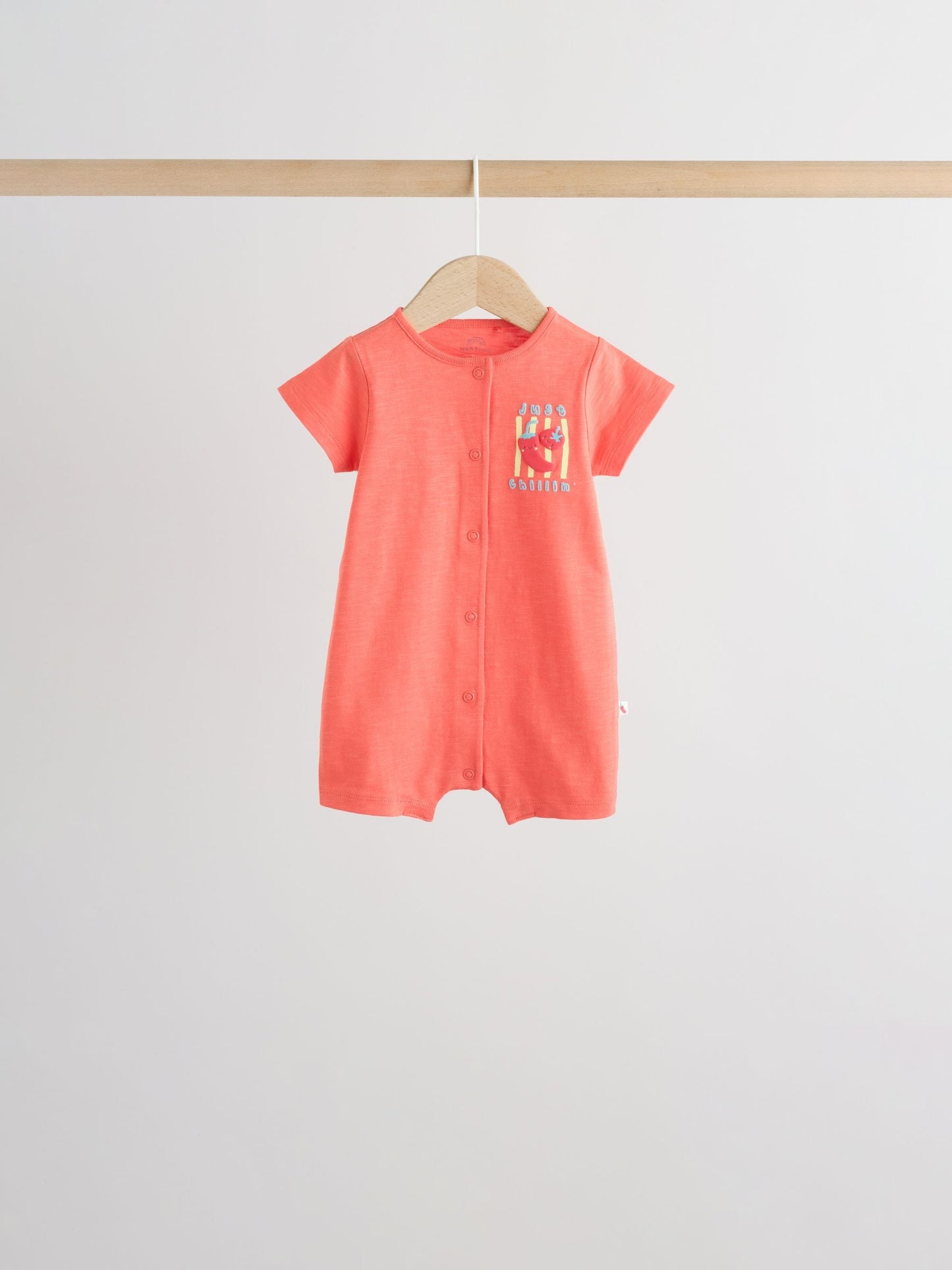 Tomato Print Jersey Baby Rompers 4 Pack image 5