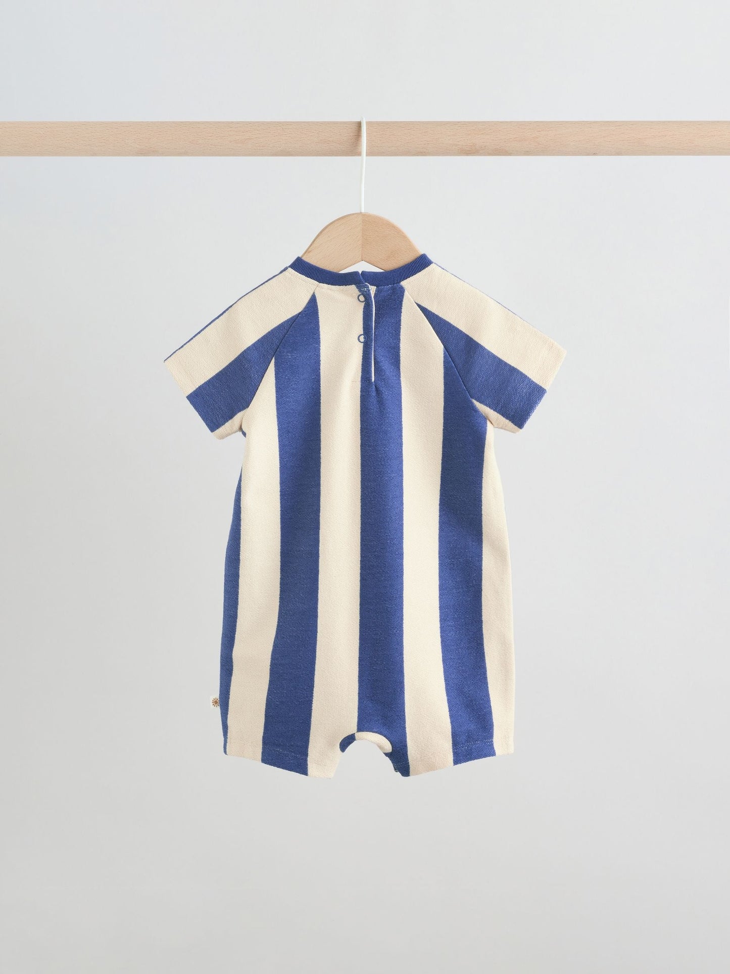 Striped Jersey Baby Rompers 3 Pack image 7