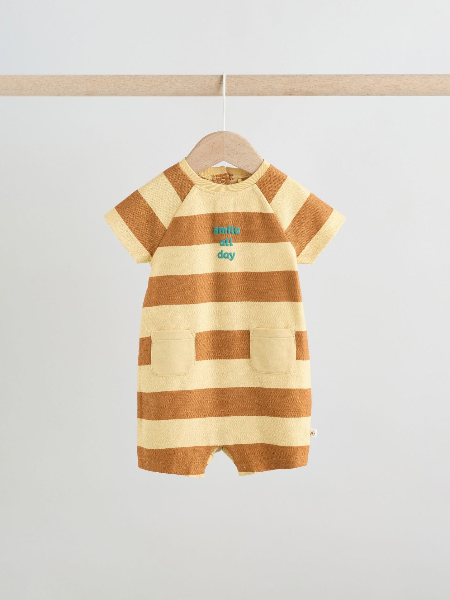 Striped Jersey Baby Rompers 3 Pack image 6