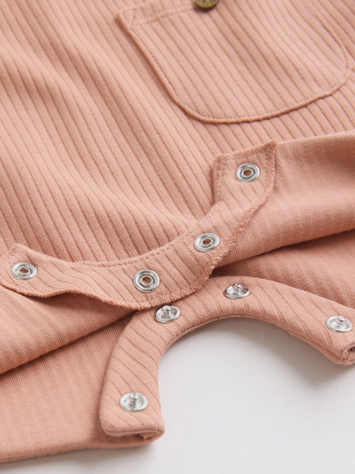 Orange Grandad Button Neck Baby Rompers 4 Pack image 3