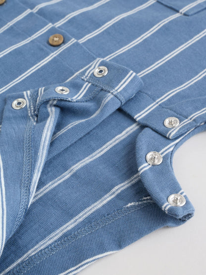 Stripe Jersey Baby Rompers 3 Pack image 4