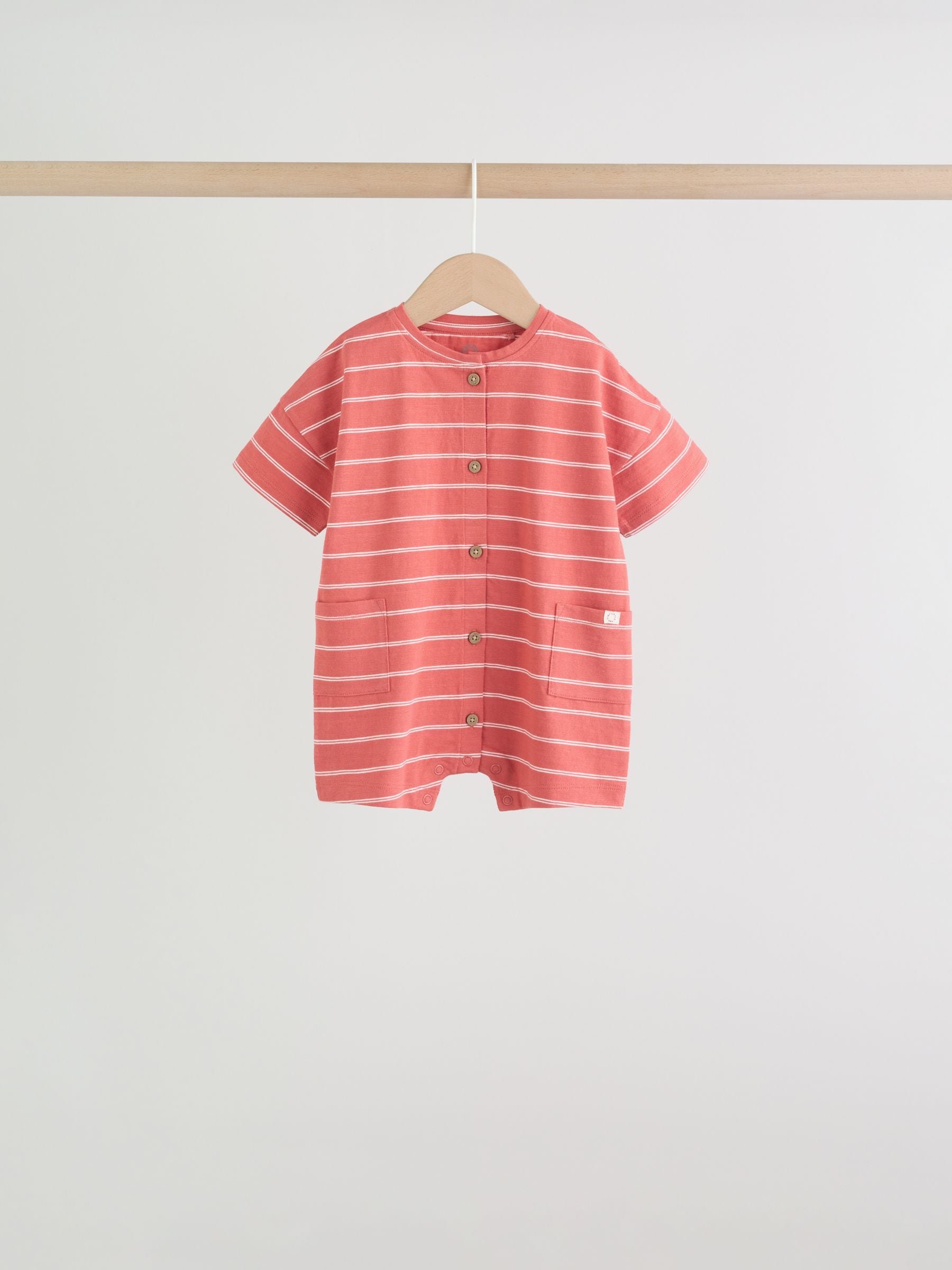 Stripe Jersey Baby Rompers 3 Pack image 7