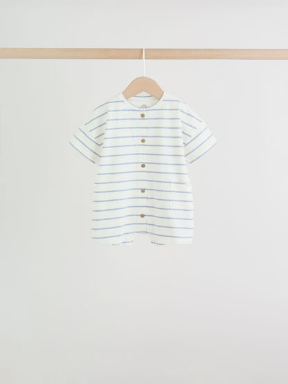 Stripe Jersey Baby Rompers 3 Pack image 6