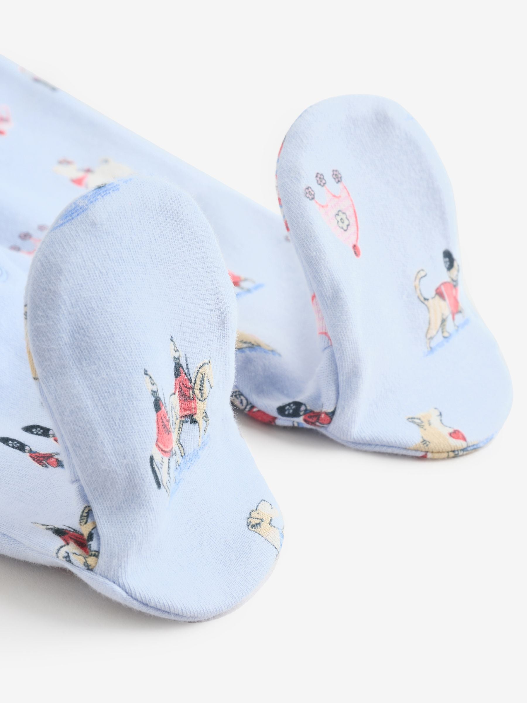 Blue Cath Kidston London Baby Sleepsuit image 8