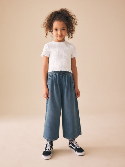 Dsiney Kidz - White Textured T-Shirt (3-16yrs) image 2