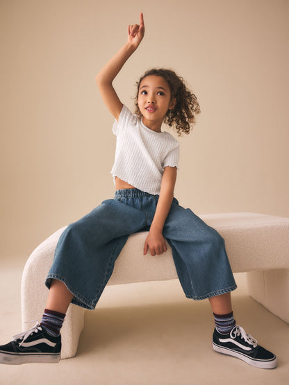 Dsiney Kidz - White Textured T-Shirt (3-16yrs) image 4