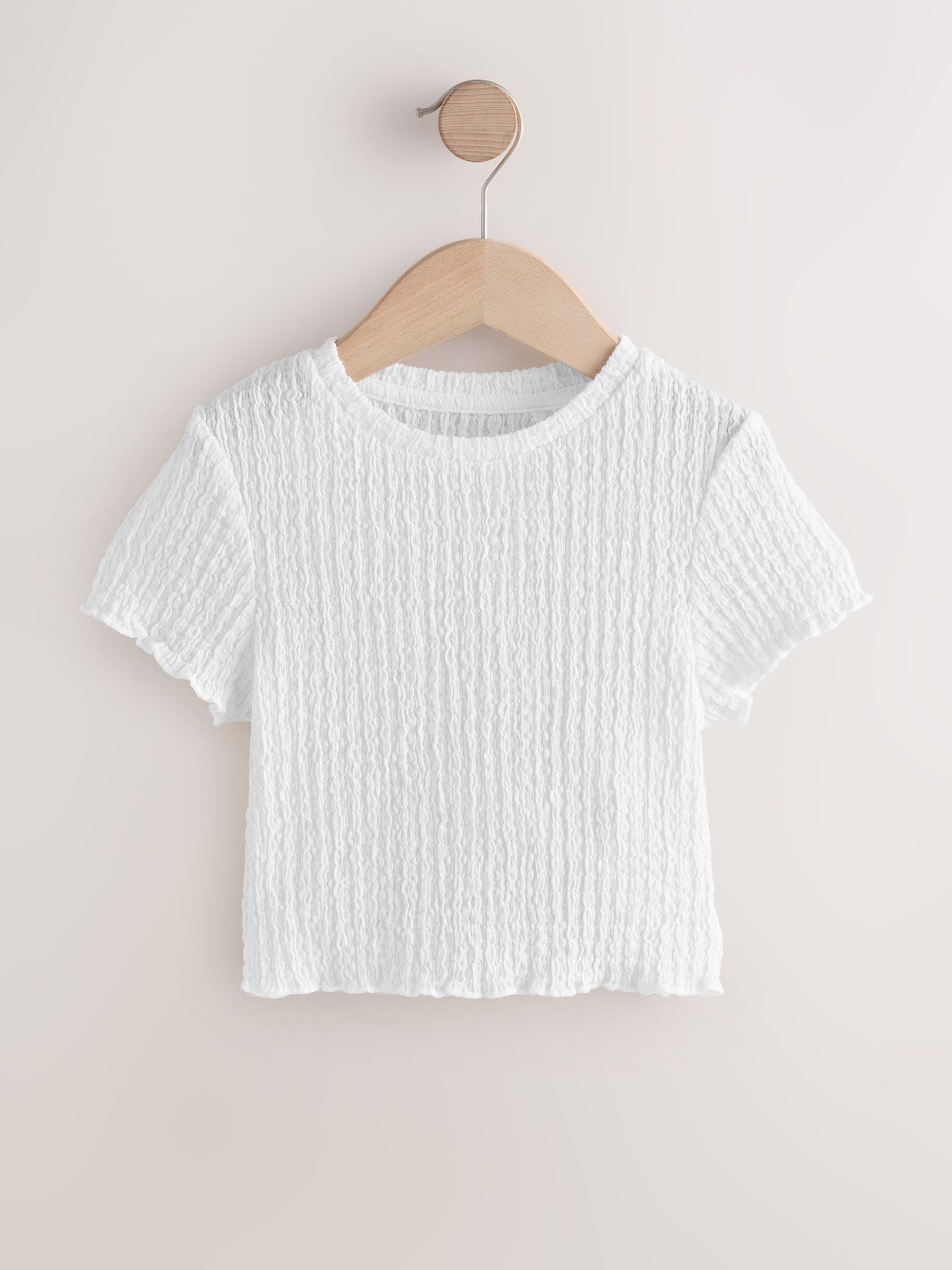 Dsiney Kidz - White Textured T-Shirt (3-16yrs) image 5