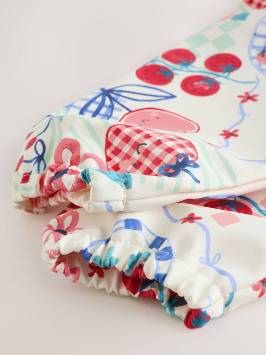 Red Weaning And Feeding Sleeved Bib image 3