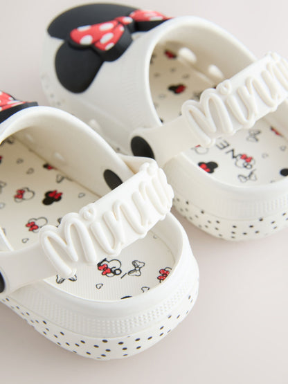 Cream Minnie Mouse Clogs image 4