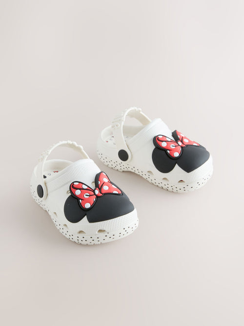 Cream Minnie Mouse Clogs image 1