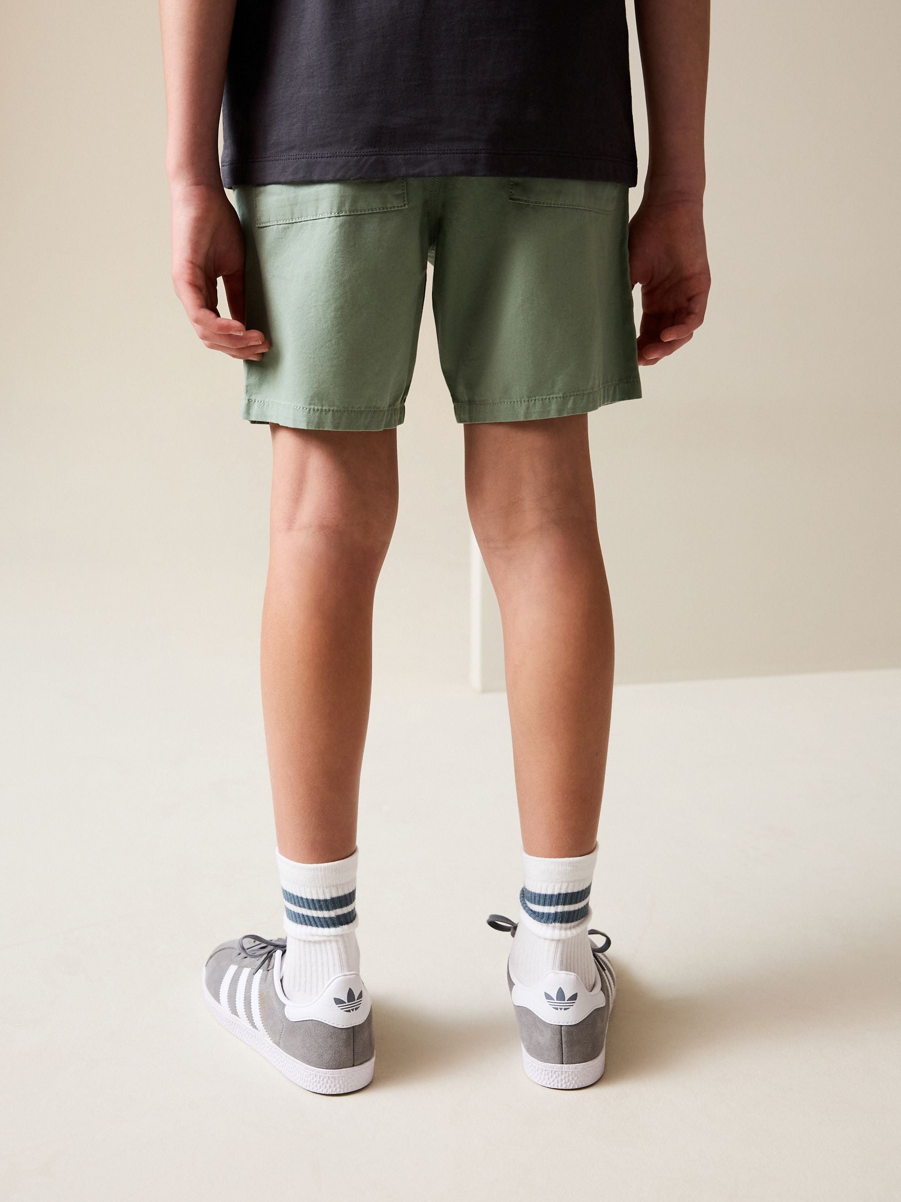 Dsiney Kidz - Sage Green Regular Fit Shorts (3-16yrs) image 2