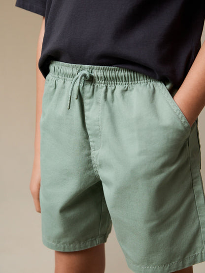 Dsiney Kidz - Sage Green Regular Fit Shorts (3-16yrs) image 4