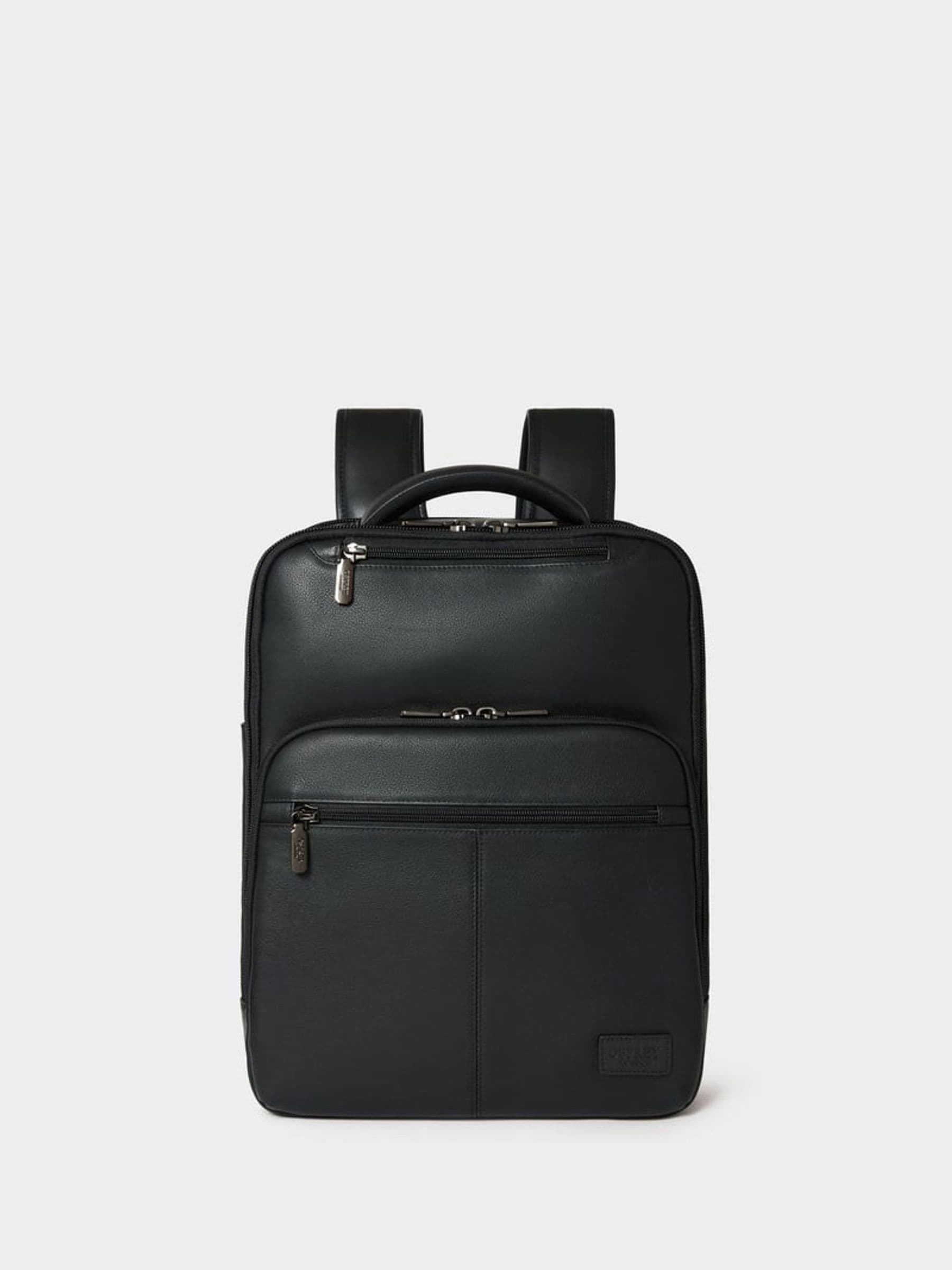 Osprey London Black The Charlie Leather Backpack Bag image 1