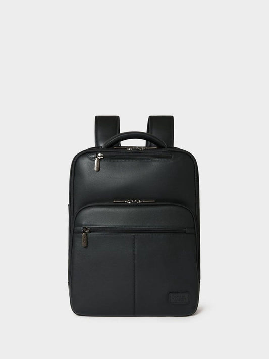 Osprey London Black The Charlie Leather Backpack Bag image 1