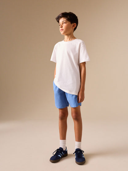 Dsiney Kidz - Mid Blue Regular Fit Shorts (3-16yrs) image 3