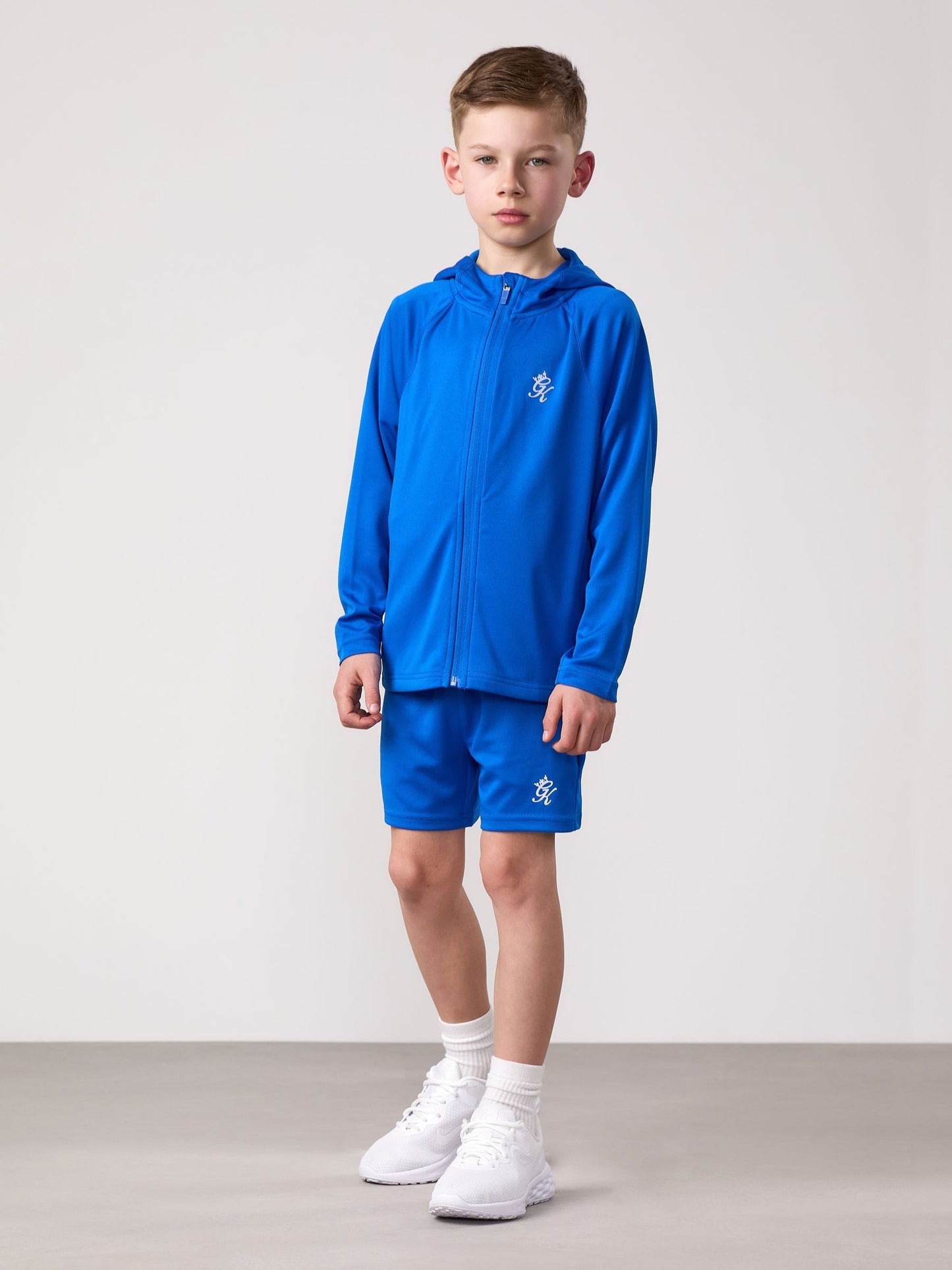 Dsiney Kidz - Gym King Blue Lightweight Poly Full Zip Jacket image 1