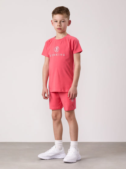 Dsiney Kidz - Gym King Coral Pro Logo Shorts image 1