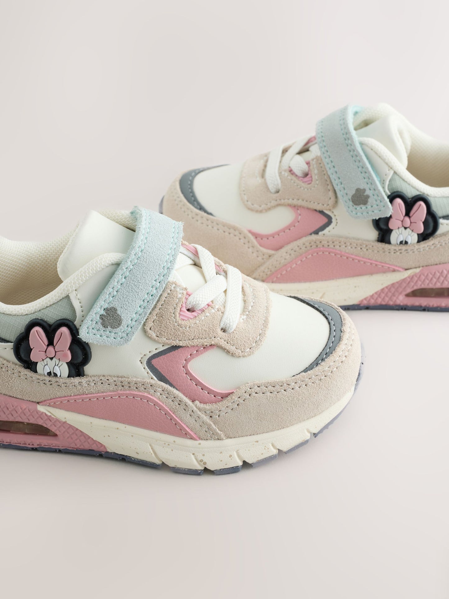 Pink Minnie Mouse Elastic Lace Chunky Trainers image 4