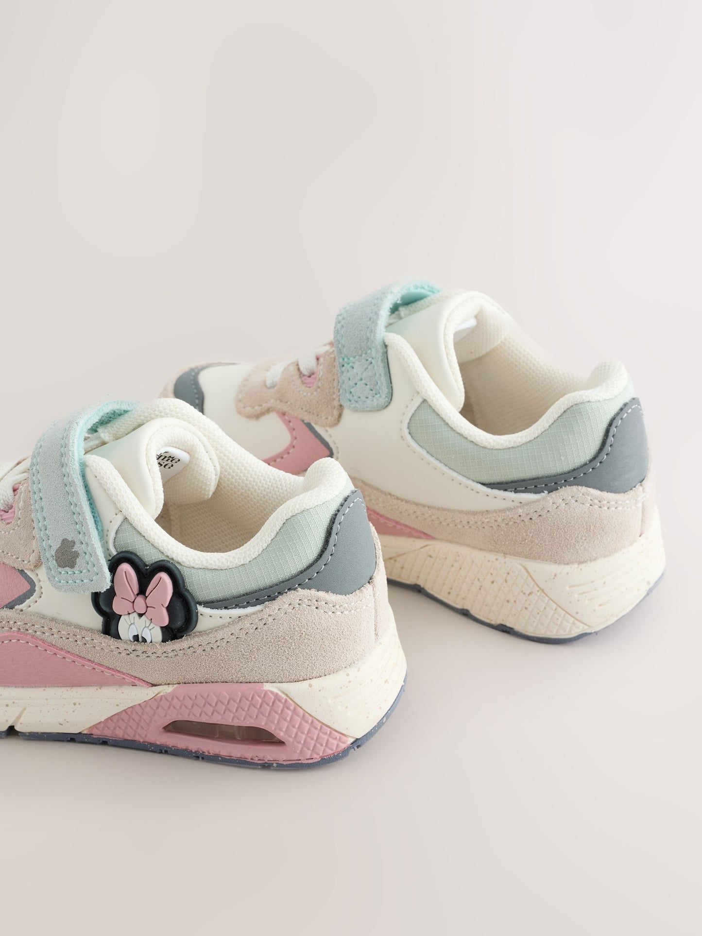 Pink Minnie Mouse Elastic Lace Chunky Trainers image 4