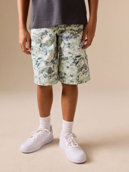 Dsiney Kidz - Ecru Denim Jort Shorts (3-16yrs) image 1