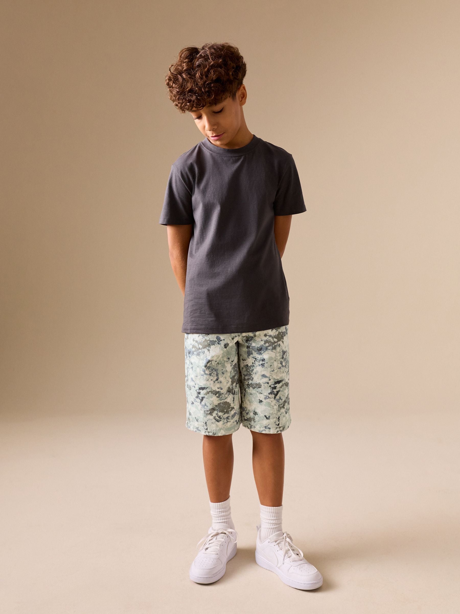 Dsiney Kidz - Ecru Denim Jort Shorts (3-16yrs) image 2