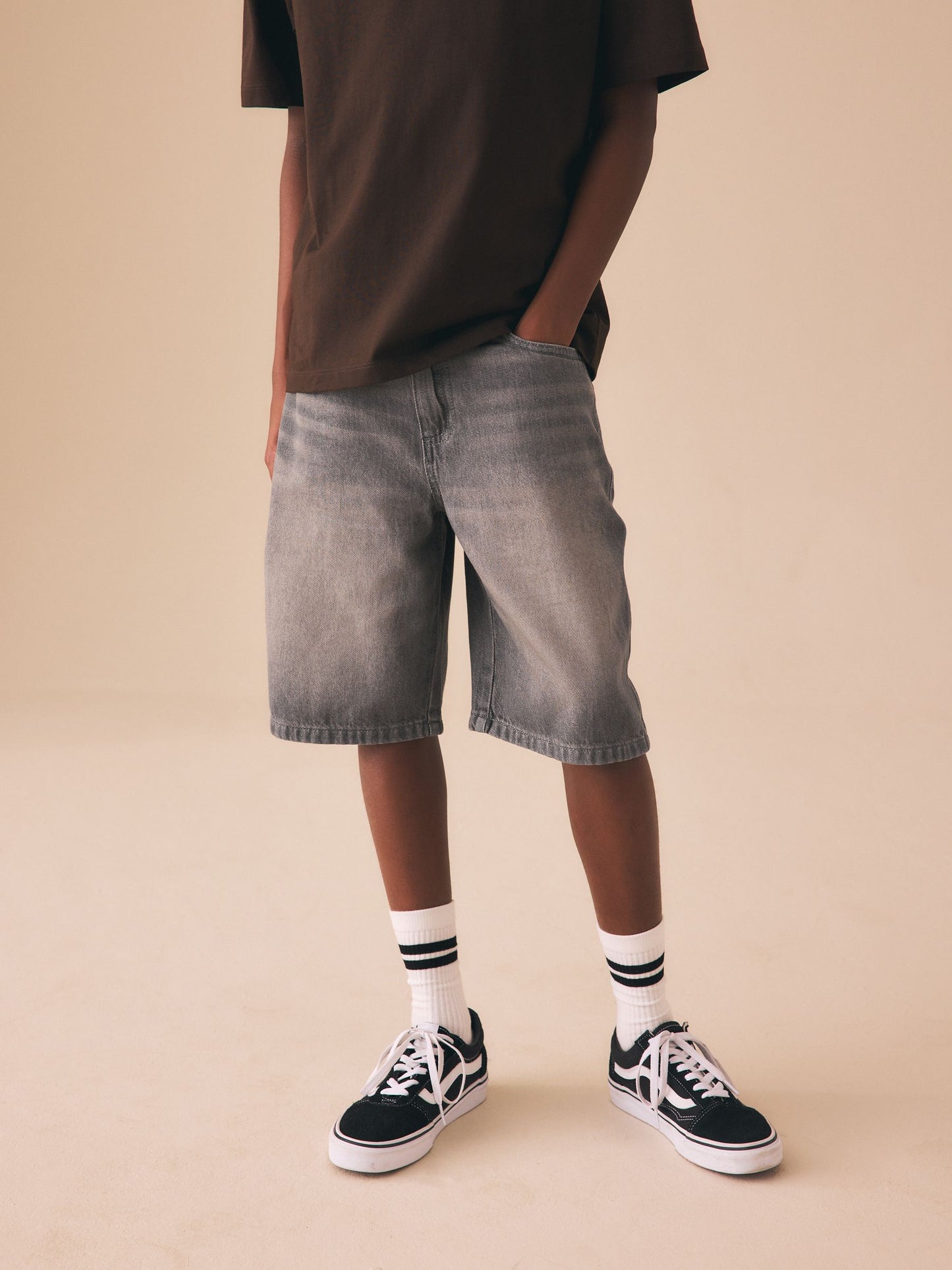 Dsiney Kidz - Denim Tint Denim Jort Shorts (3-16yrs) image 1