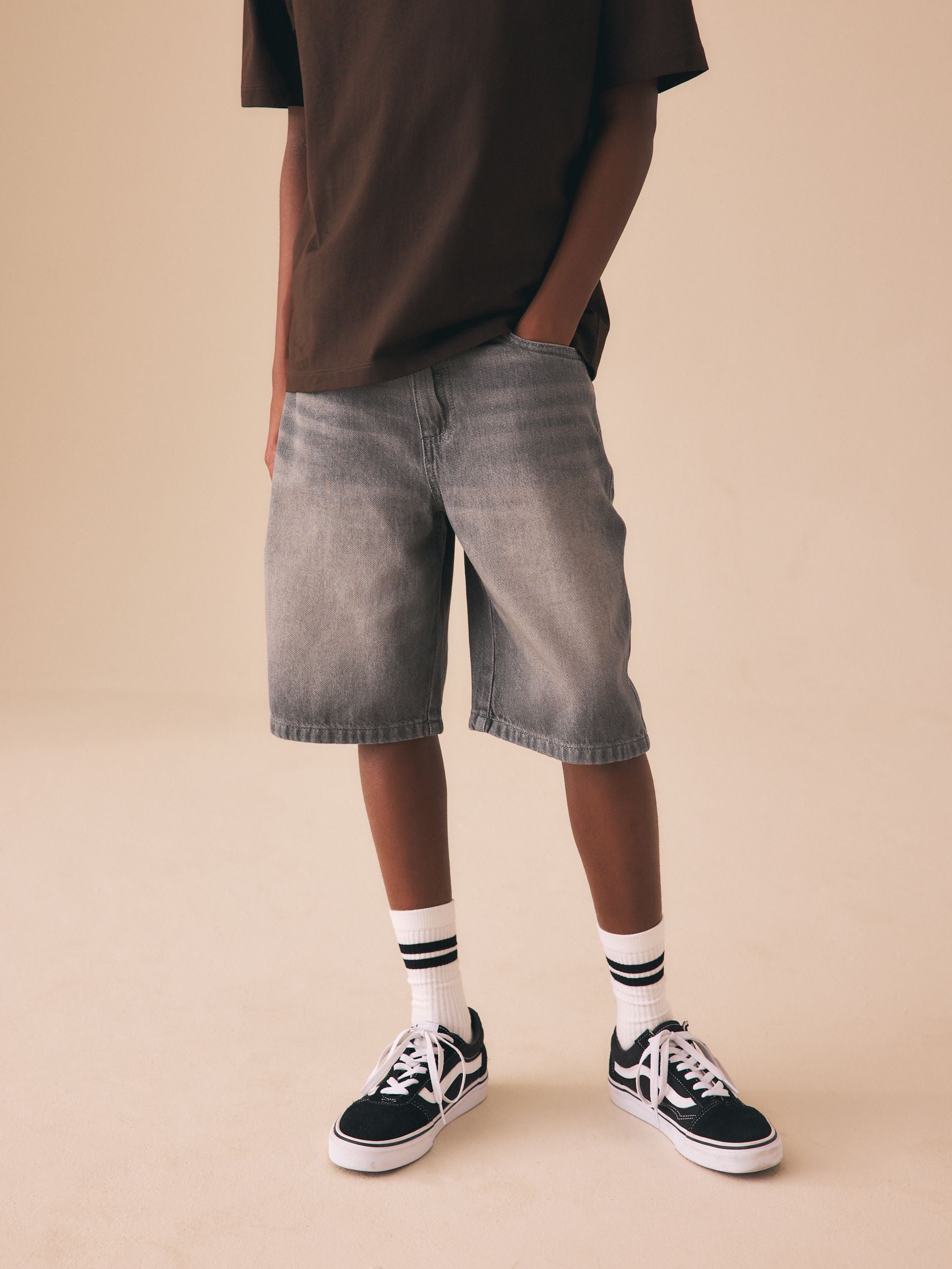 Dsiney Kidz - Denim Tint Denim Jort Shorts (3-16yrs) image 1