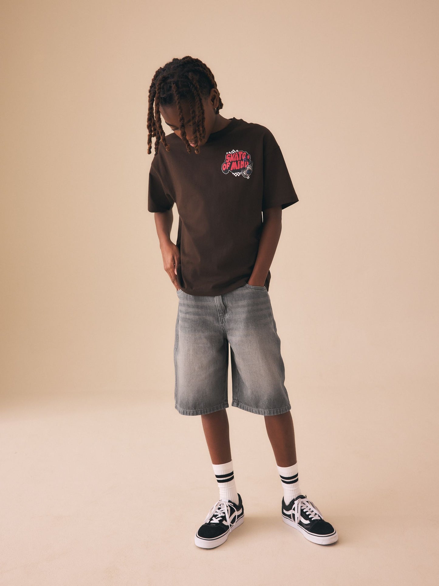 Dsiney Kidz - Denim Tint Denim Jort Shorts (3-16yrs) image 2