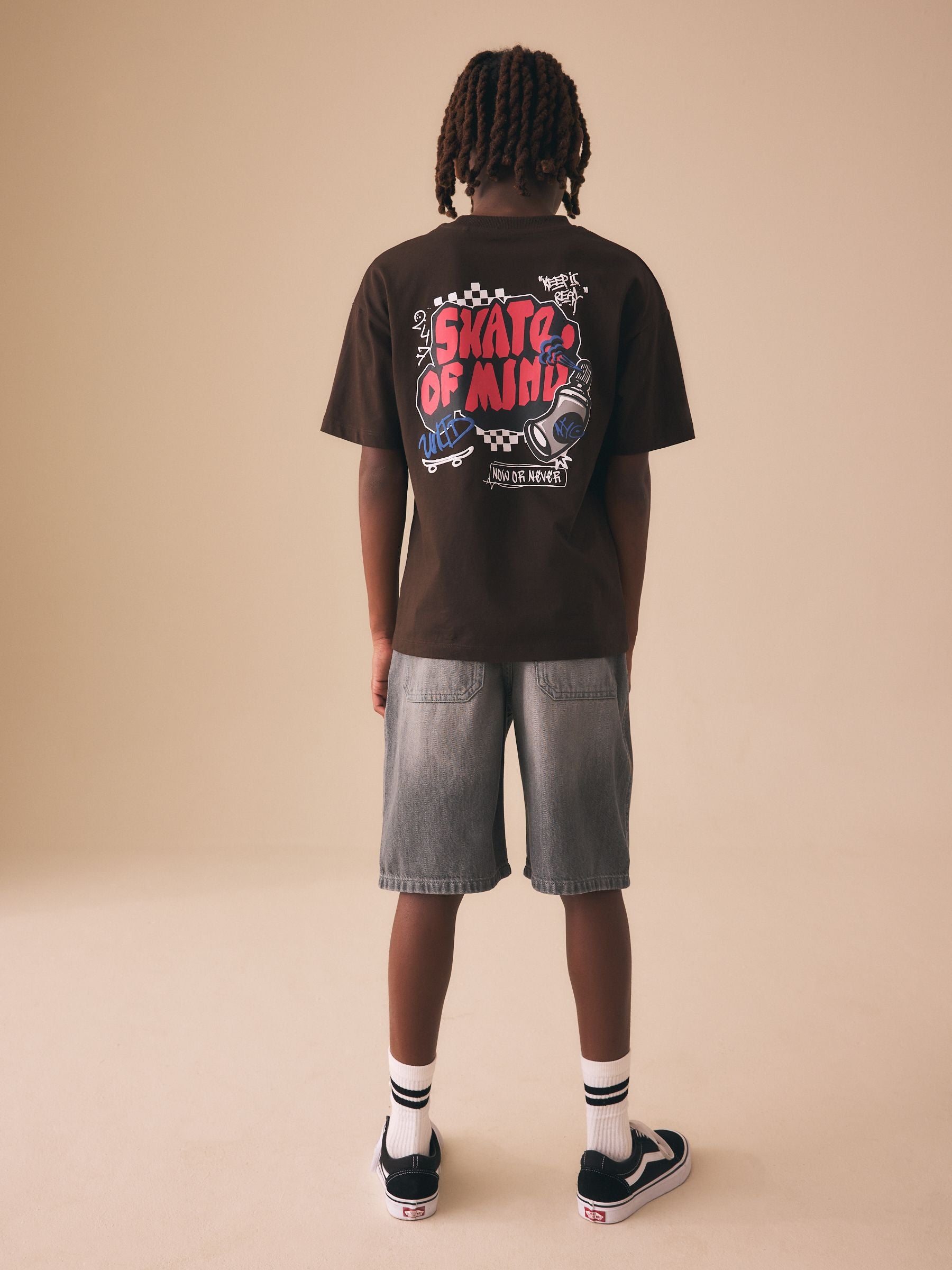 Dsiney Kidz - Denim Tint Denim Jort Shorts (3-16yrs) image 3
