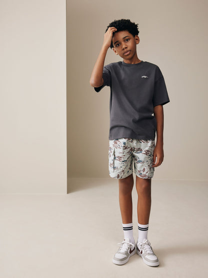 Dsiney Kidz - Khaki Camo Cargo Shorts (3-16yrs) image 1