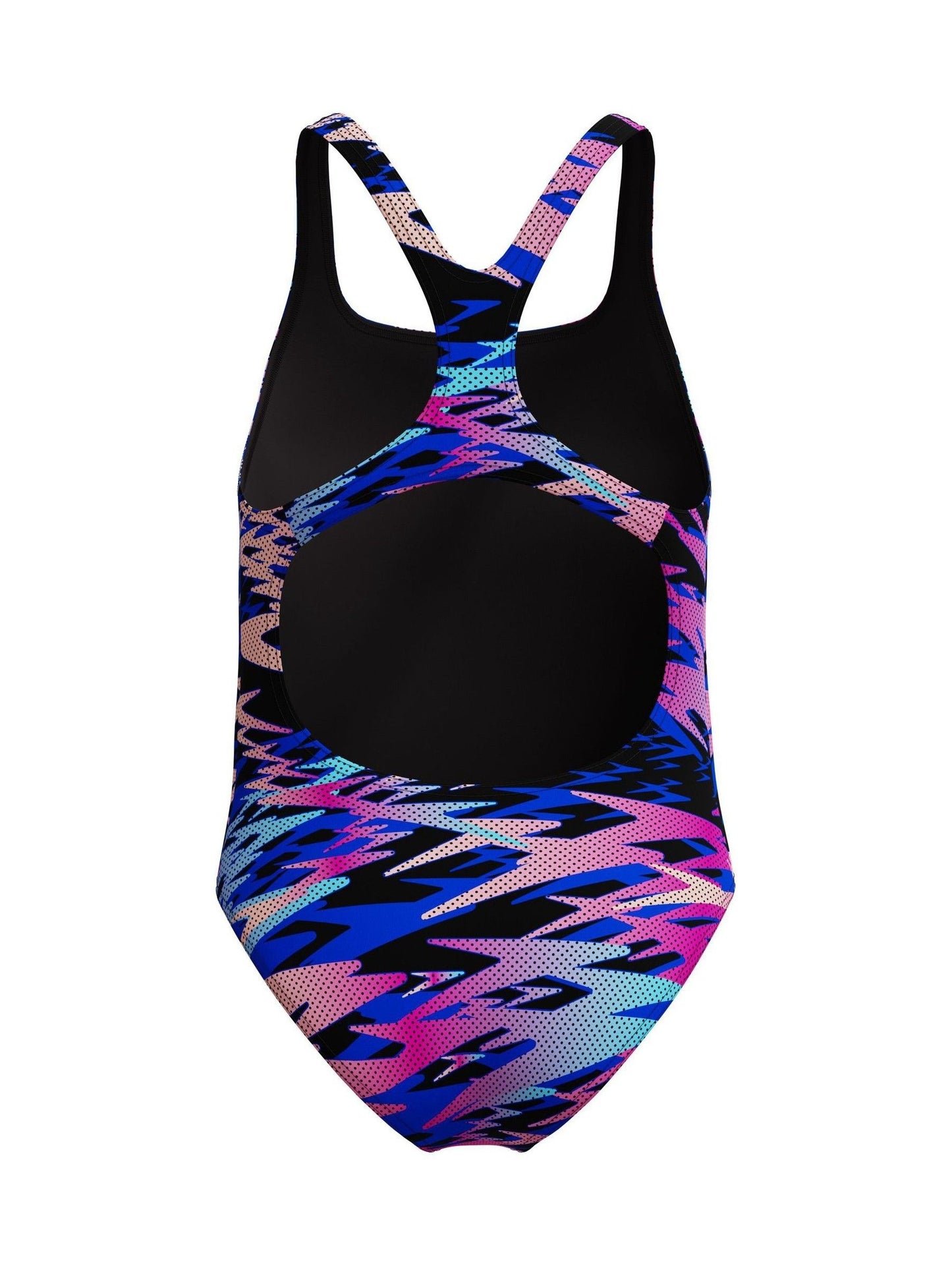 Dsiney Kidz - Speedo Black Hyperboom Print Medalist One Piece Swimsuit image 5