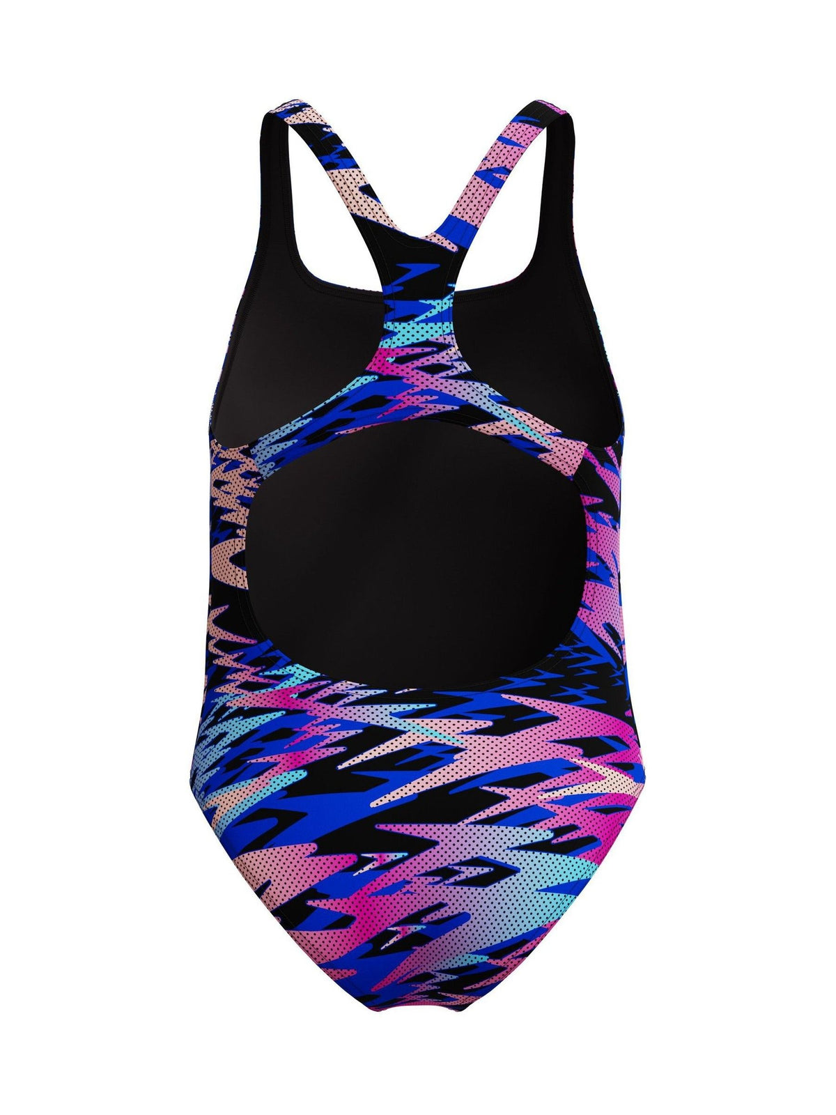 Dsiney Kidz - Speedo Black Hyperboom Print Medalist One Piece Swimsuit image 5