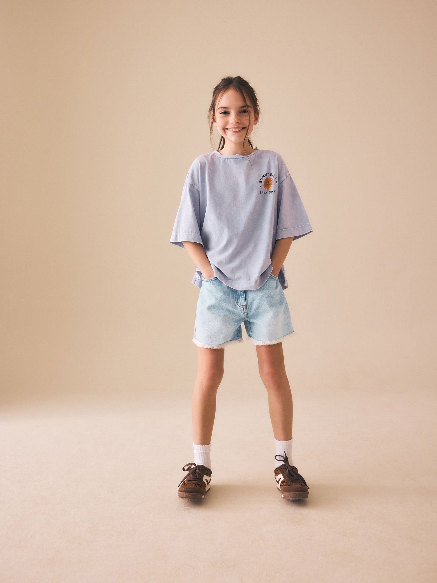 Dsiney Kidz - Mid Blue Denim Bermuda Shorts (3-16yrs) image 1